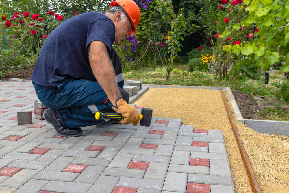 concrete patio