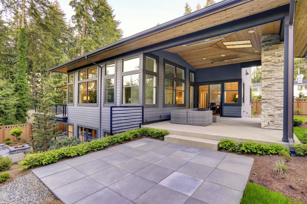 concrete patio