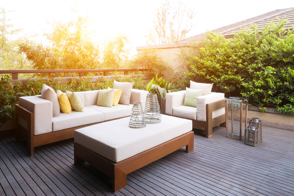 mosquito free patio during summer