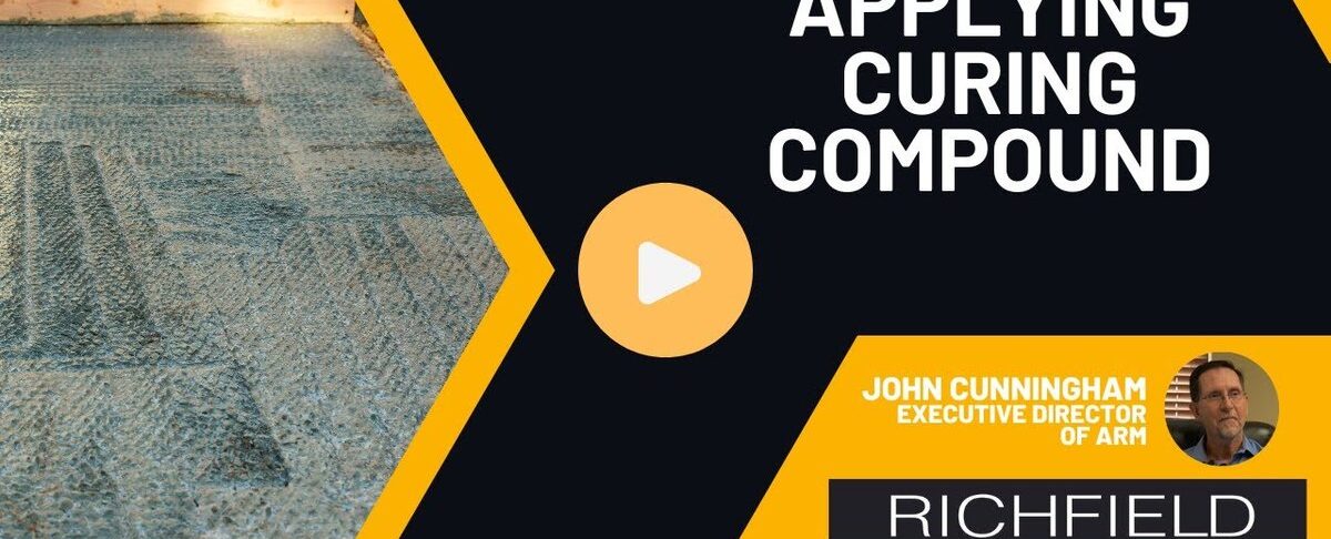 apply concrete curing compound