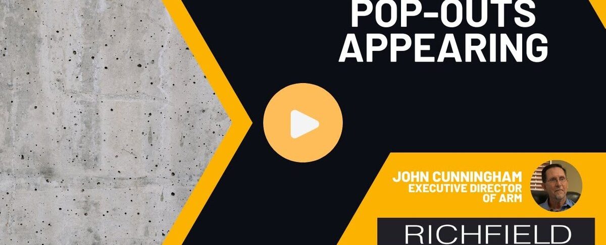 concrete rock pop-outs