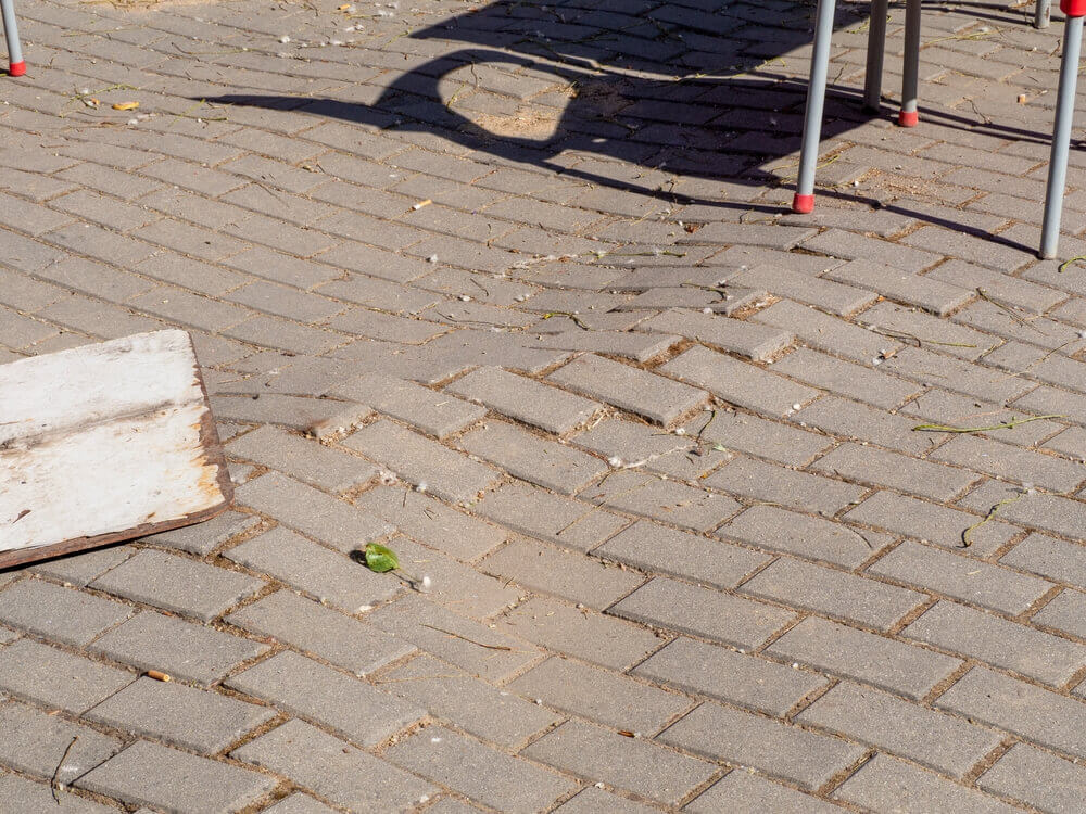 how to fix an uneven sidewalk