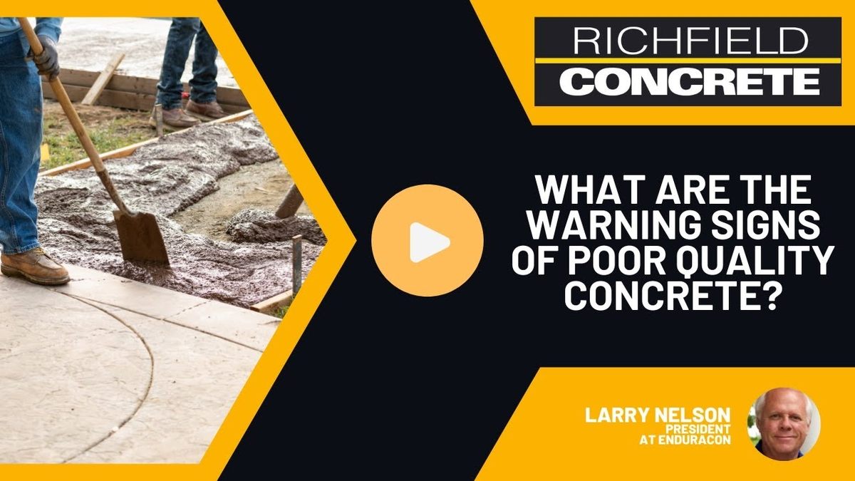 What Are the Warning Signs of Poor-Quality Concrete?