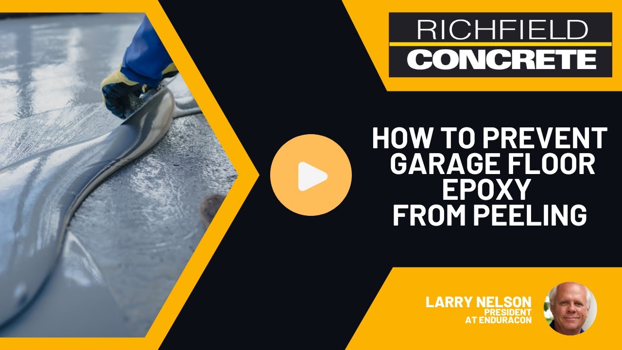 How to Prevent Garage Floor Epoxy from Peeling